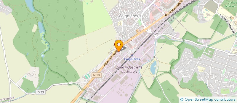 localisation de l'entreprise MADAME PAULETTE BOSC  COIGNIERES