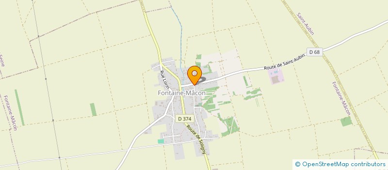 localisation de l'entreprise MADAME PAULETTE BOSSUAT  FONTAINE-MACON