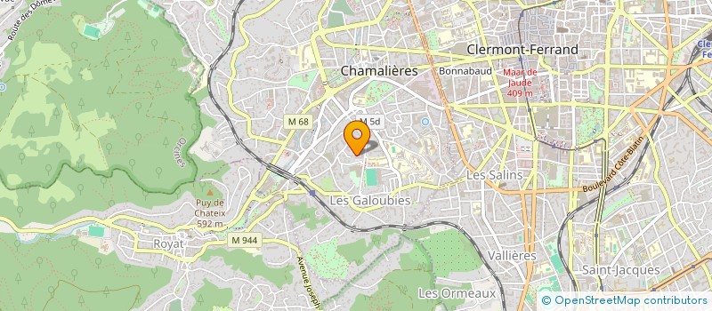 localisation de l'entreprise MADAME PAULETTE BOTERDAEL  CHAMALIERES