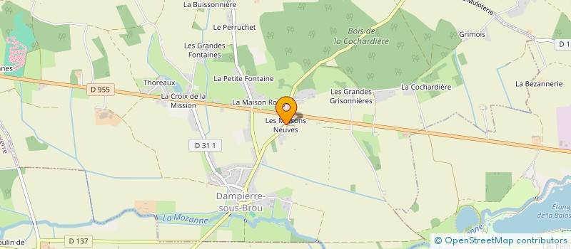 localisation de l'entreprise MADAME PAULETTE BOUDET à MOULHARD