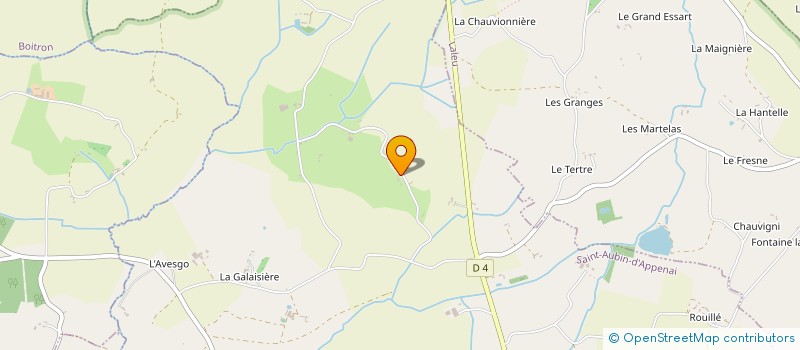 localisation de l'entreprise MADAME PAULETTE BRIFAULT à SAINT-AUBIN-D APPENAI