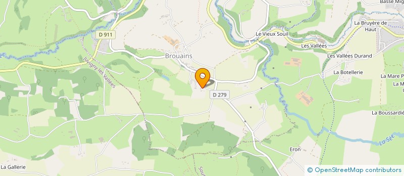localisation de l'entreprise MADAME PAULETTE BUFFARD à SOURDEVAL