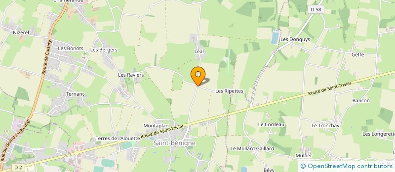 localisation de l'entreprise MADAME PAULETTE BUFFY à CHAVANNES-SUR-REYSSOUZE