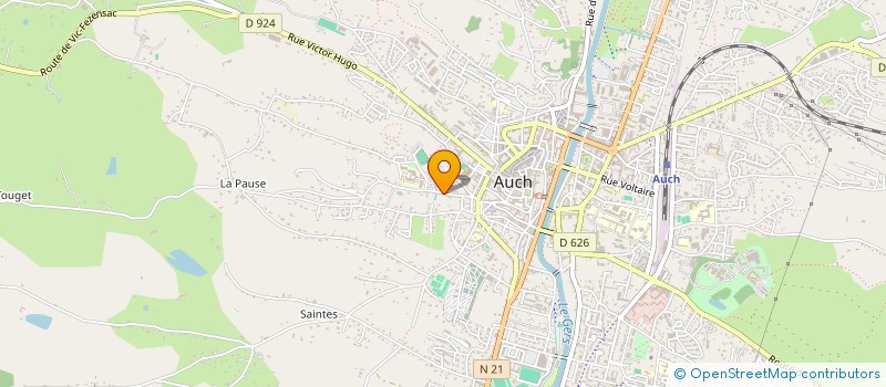 localisation de l'entreprise MADAME PAULETTE BUNEL  AUCH