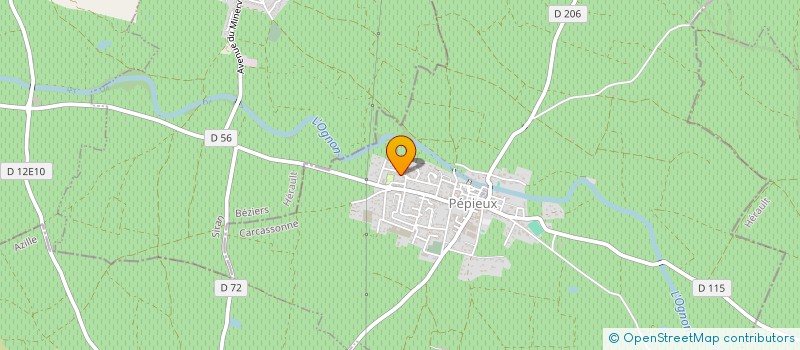 localisation de l'entreprise MADAME PAULETTE CABROL  PEPIEUX