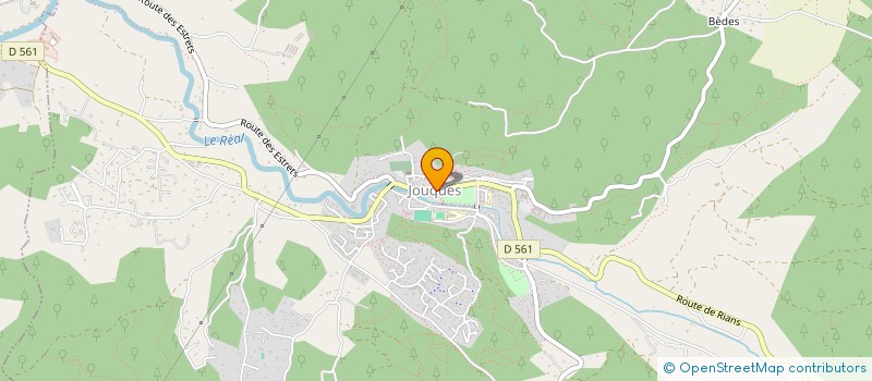 localisation de l'entreprise MADAME PAULETTE CADENEL  JOUQUES