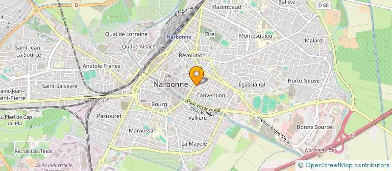 localisation de l'entreprise MADAME PAULETTE CAMBRIEL à NARBONNE