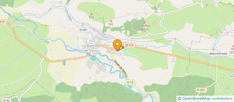 localisation de l'entreprise MADAME PAULETTE CARRERE à LA BASTIDE-DE-SEROU
