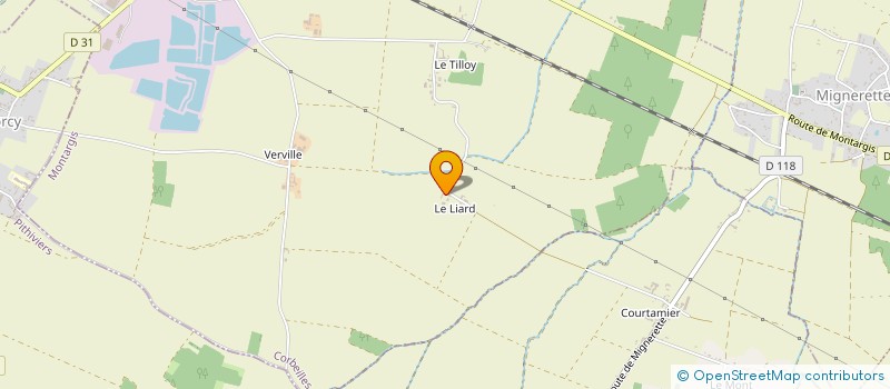 localisation de l'entreprise MADAME PAULETTE CARRIGNON  CORBEILLES