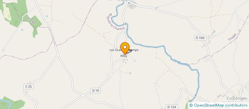 localisation de l'entreprise MADAME PAULETTE CHAMBET  BRIGUEIL-LE-CHANTRE