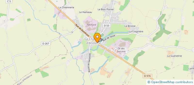 localisation de l'entreprise MADAME PAULETTE CHAMPAIN à RIVES D'ANDAINE