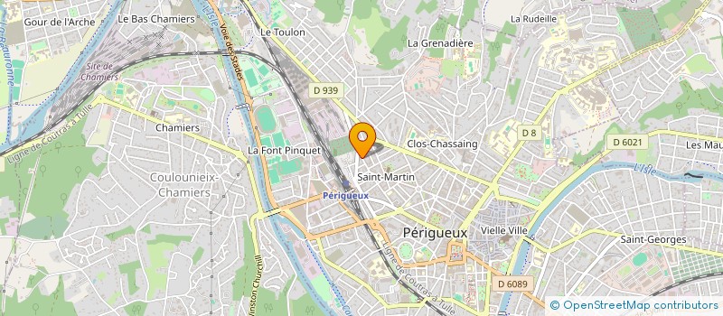 localisation de l'entreprise MADAME PAULETTE CHAMPEAUX  PERIGUEUX