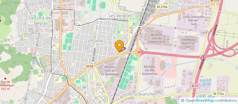 localisation de l'entreprise MADAME PAULETTE CHARRIER  CLERMONT-FERRAND