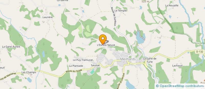 localisation de l'entreprise MADAME PAULETTE CHATEL  SALON-LA-TOUR