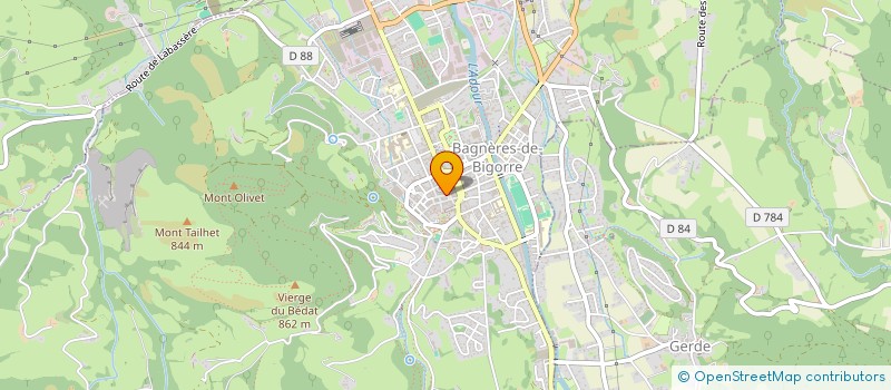 localisation de l'entreprise MADAME PAULETTE CHERENCQ  BAGNERES-DE-BIGORRE