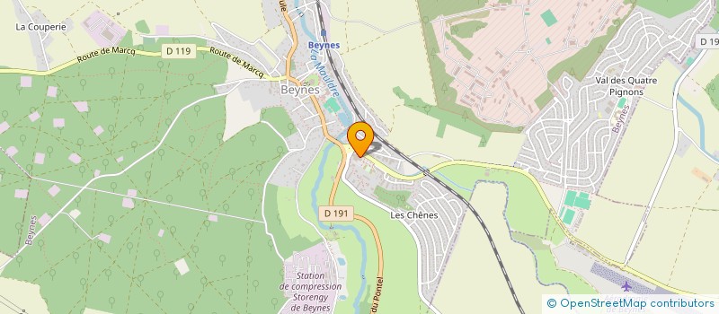 localisation de l'entreprise MADAME PAULETTE CHEVALIER  BEYNES