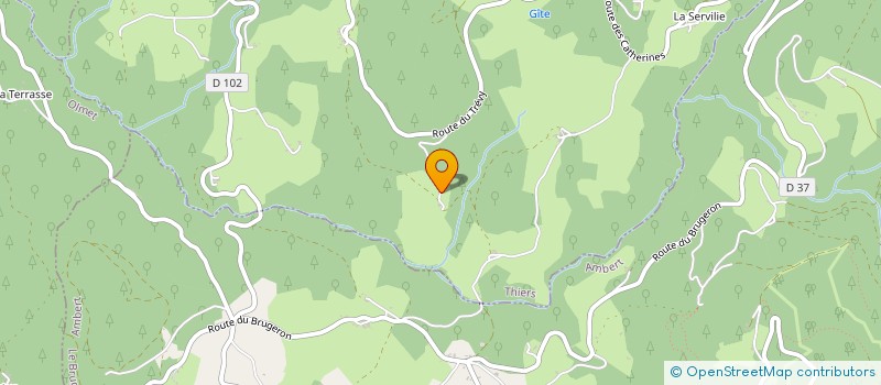 localisation de l'entreprise MADAME PAULETTE CHOMETTE  LA RENAUDIE