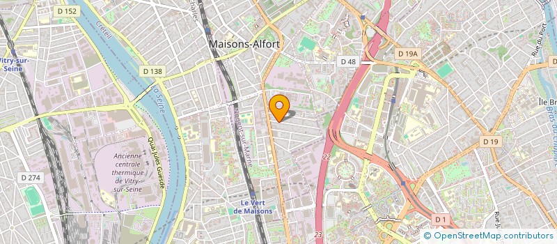 localisation de l'entreprise MADAME PAULETTE COLLARDEY  MAISONS-ALFORT