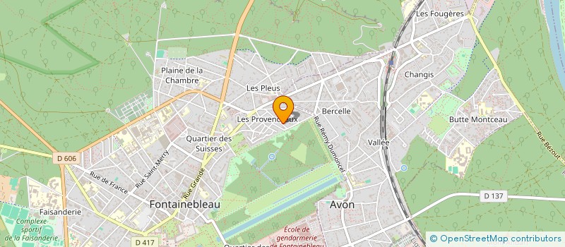 localisation de l'entreprise MADAME PAULETTE CONEDERA  FONTAINEBLEAU