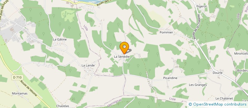 localisation de l'entreprise MADAME PAULETTE COUDERC  TOCANE-SAINT-APRE