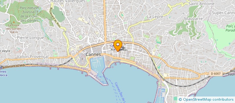 localisation de l'entreprise MADAME PAULETTE COUE à CANNES