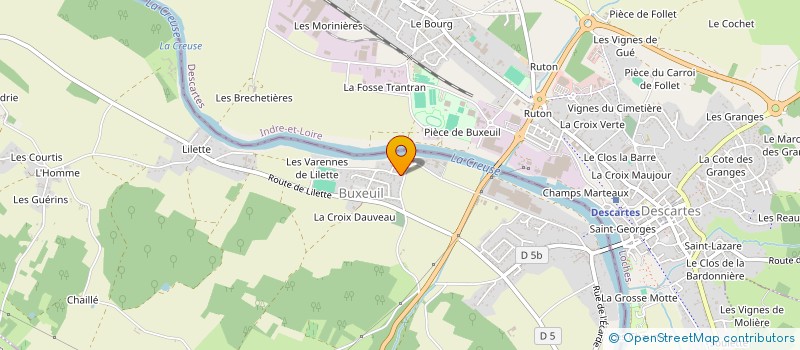 localisation de l'entreprise MADAME PAULETTE CREPIN à BUXEUIL