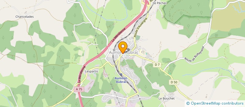 localisation de l'entreprise MADAME PAULETTE CRESPIN à PEYRE EN AUBRAC