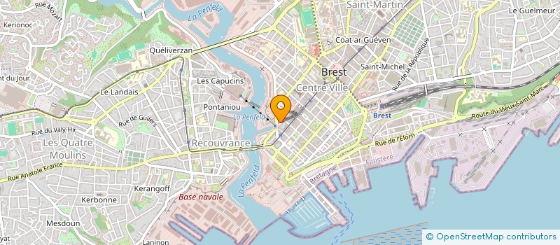 localisation de l'entreprise MADAME PAULETTE CUEFF  BREST