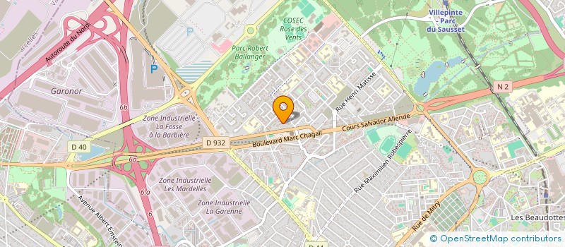 localisation de l'entreprise MADAME PAULETTE CUSTOS à AULNAY-SOUS-BOIS