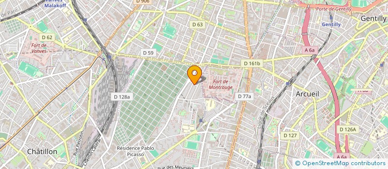 localisation de l'entreprise MADAME PAULETTE DARCHEVILLE à BAGNEUX