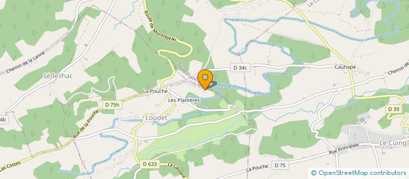 localisation de l'entreprise MADAME PAULETTE DASSIEU  LOUDET