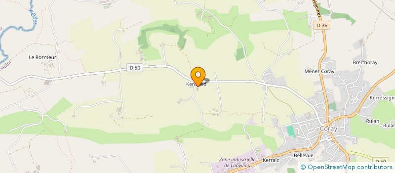 localisation de l'entreprise MADAME PAULETTE DAVID  CORAY