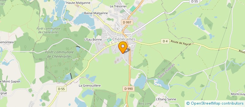 localisation de l'entreprise MADAME PAULETTE DEFFONTIS à CHENERAILLES