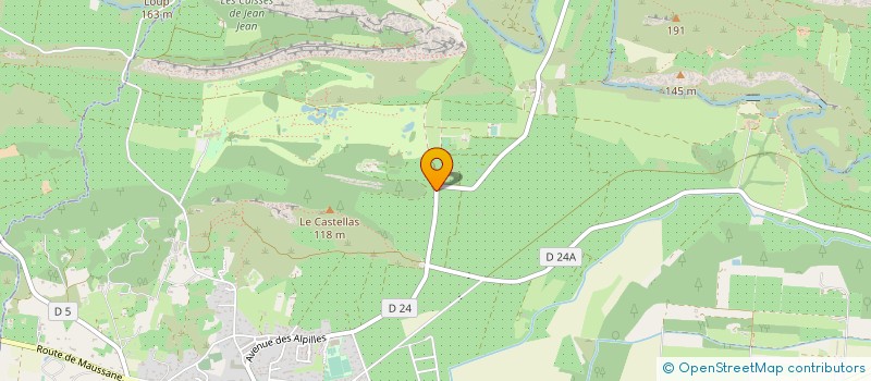 localisation de l'entreprise MADAME PAULETTE DELPUECH  MOURIES