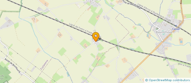 localisation de l'entreprise MADAME PAULETTE DEPECKER  NOORDPEENE