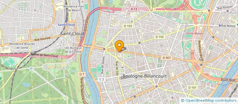 localisation de l'entreprise MADAME PAULETTE DESCHAMPS à BOULOGNE-BILLANCOURT