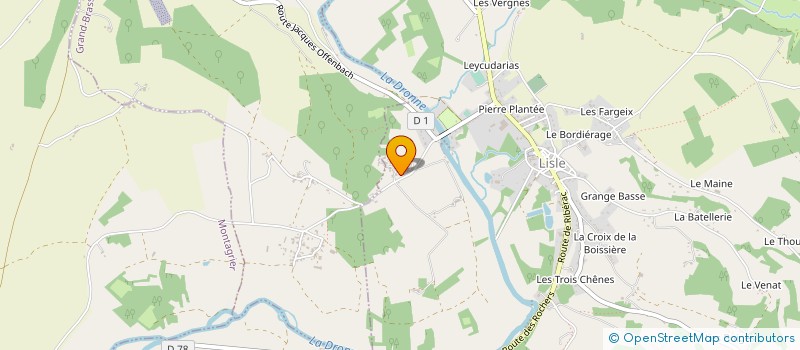 localisation de l'entreprise MADAME PAULETTE DESMOULIN  LISLE