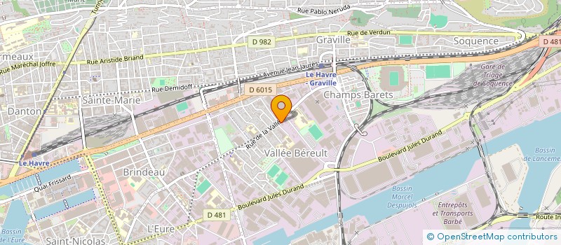 localisation de l'entreprise MADAME PAULETTE DESNOS à LE HAVRE