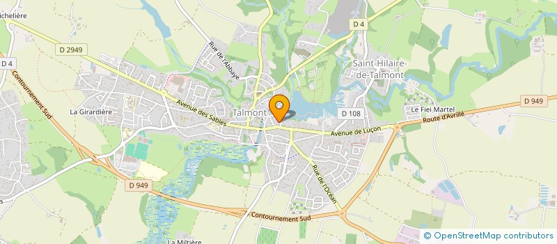 localisation de l'entreprise MADAME PAULETTE DESNOYERS  TALMONT-SAINT-HILAIRE