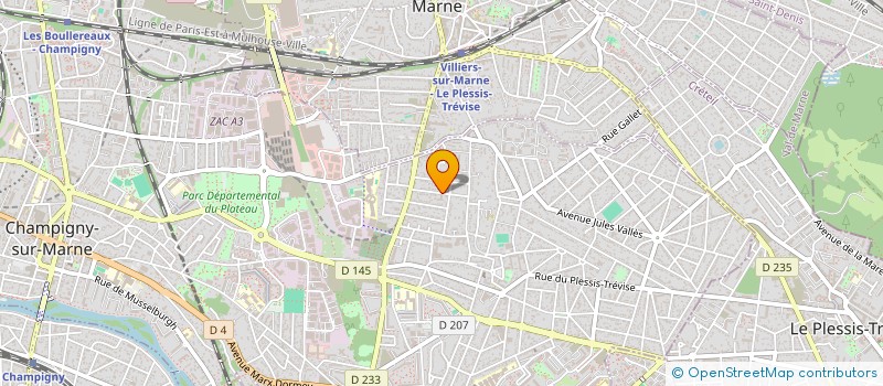 localisation de l'entreprise MADAME PAULETTE DHEILLY à CHAMPIGNY-SUR-MARNE