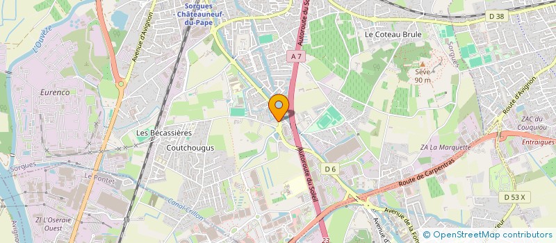 localisation de l'entreprise MADAME PAULETTE DIZARN  SORGUES