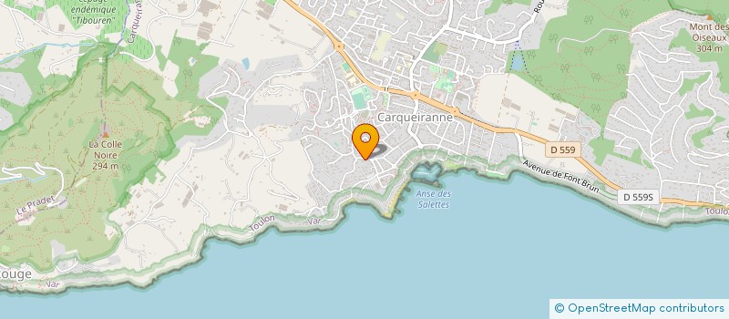 localisation de l'entreprise MADAME PAULETTE DOAT  CARQUEIRANNE