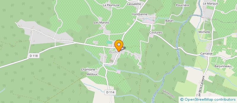 localisation de l'entreprise MADAME PAULETTE DOUMAX  BUDOS