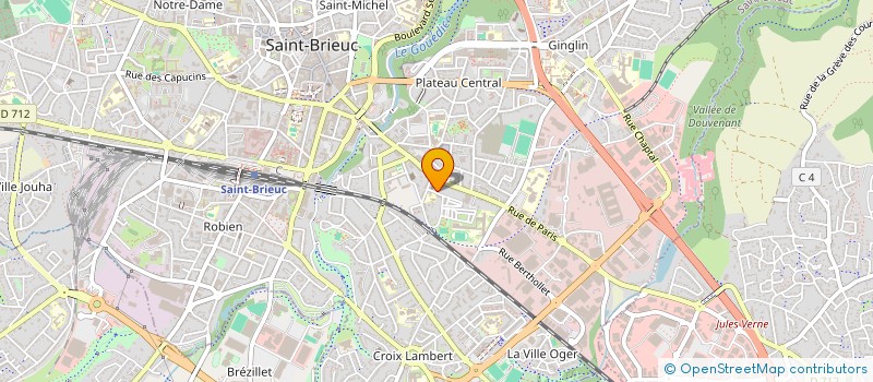 localisation de l'entreprise MADAME PAULETTE DOURNEL à SAINT-BRIEUC