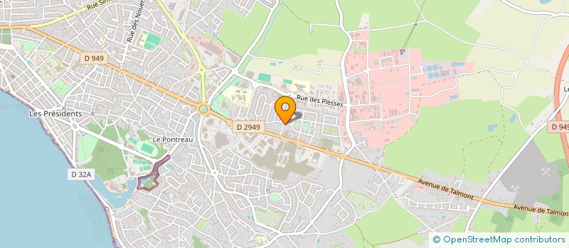 localisation de l'entreprise MADAME PAULETTE DUBOIS à LES SABLES D'OLONNE