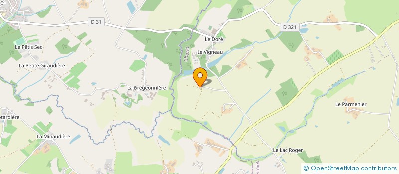 localisation de l'entreprise MADAME PAULETTE DULAIN à MONTREVAULT-SUR-EVRE