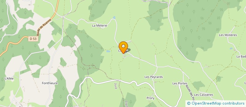 localisation de l'entreprise MADAME PAULETTE DUPUY  CREMEAUX