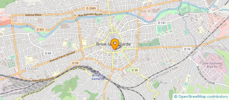 localisation de l'entreprise MADAME PAULETTE DURAND à BRIVE-LA-GAILLARDE