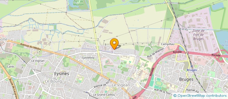 localisation de l'entreprise MADAME PAULETTE DURANDET  EYSINES