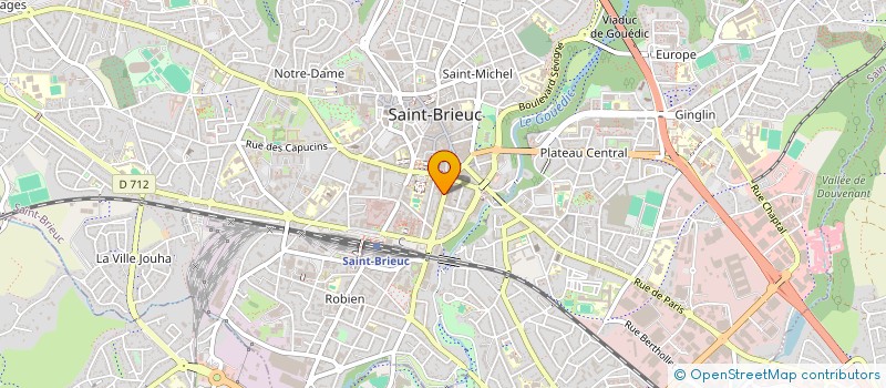 localisation de l'entreprise MADAME PAULETTE DUVAL à SAINT-BRIEUC